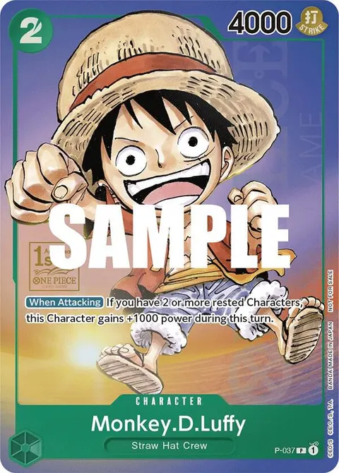 One Piece Promotion Cards printing
