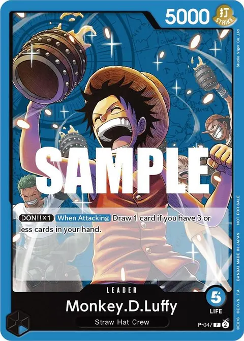 One Piece Promotion Cards printing