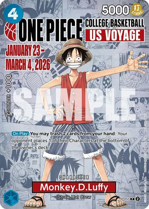 One Piece Promotion Cards printing