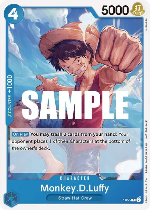One Piece Promotion Cards printing