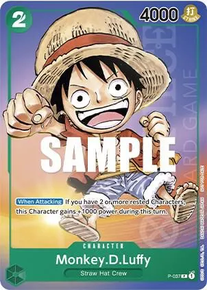 One Piece Promotion Cards printing