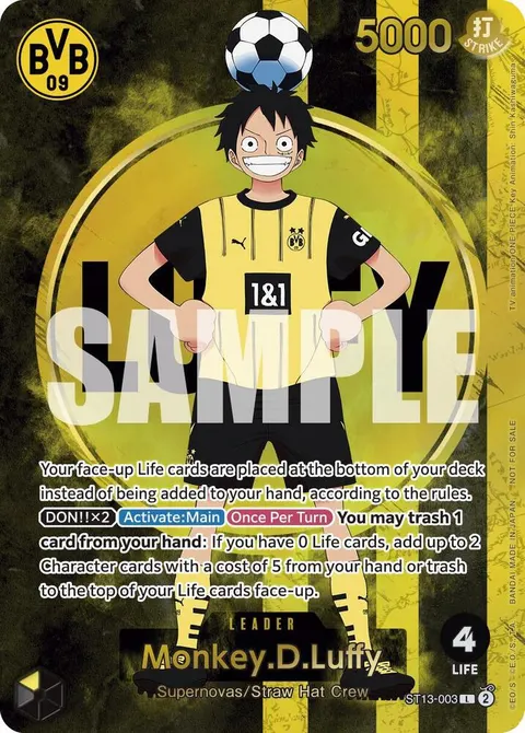One Piece Promotion Cards printing