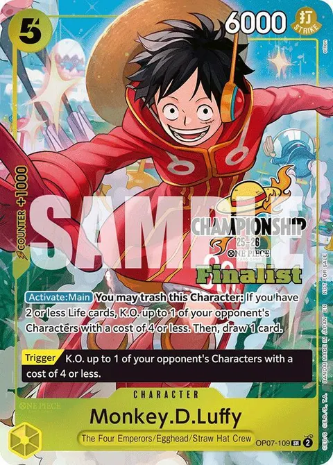 One Piece Promotion Cards printing