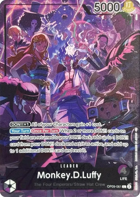 One Piece Promotion Cards printing