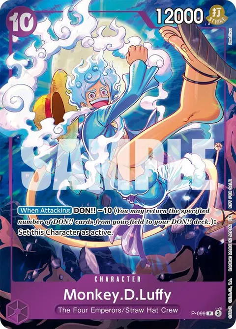 One Piece Promotion Cards printing
