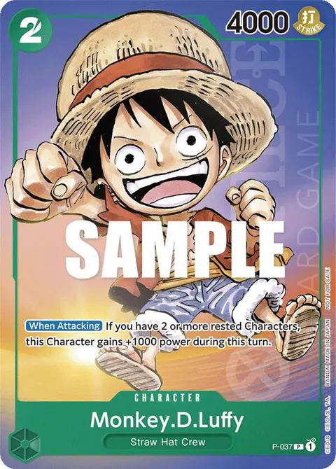 One Piece Promotion Cards printing