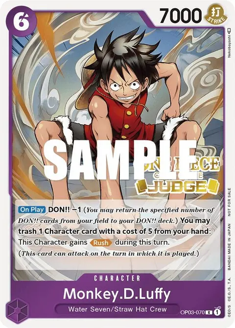 One Piece Promotion Cards printing