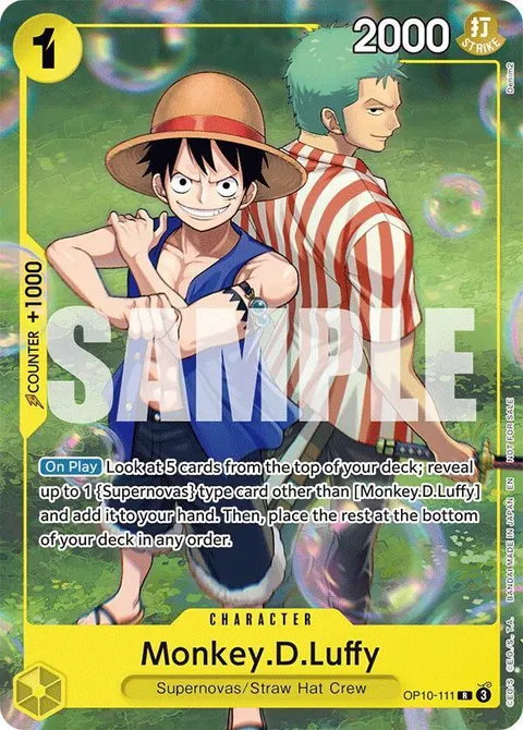 One Piece Promotion Cards printing