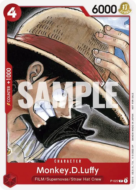 One Piece Promotion Cards printing