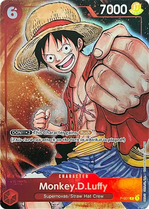 One Piece Promotion Cards printing