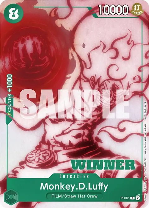 One Piece Promotion Cards printing