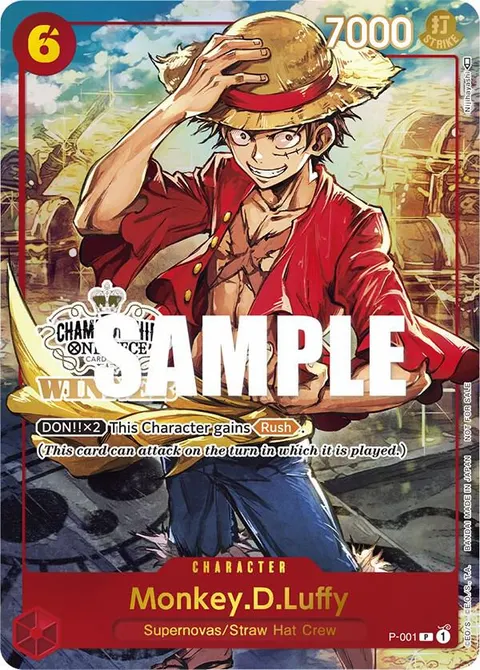 One Piece Promotion Cards printing