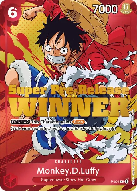 One Piece Promotion Cards printing