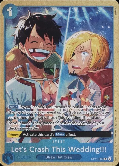 One Piece Promotion Cards printing