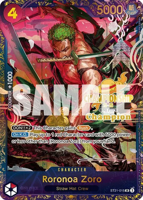 One Piece Promotion Cards printing