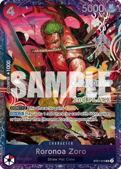 One Piece Promotion Cards printing