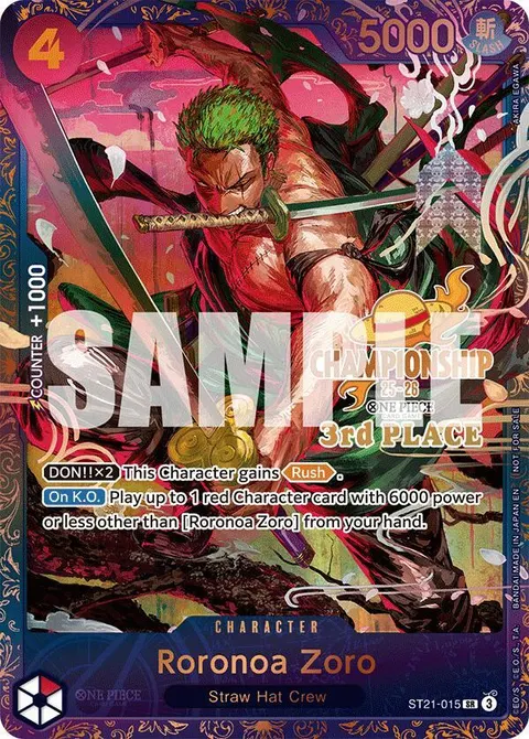 One Piece Promotion Cards printing