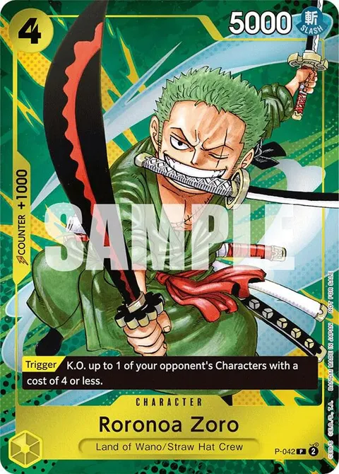 One Piece Promotion Cards printing