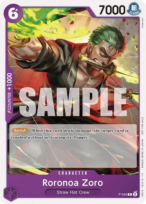 One Piece Promotion Cards printing
