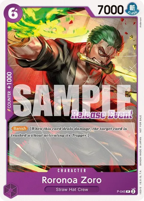 One Piece Promotion Cards printing