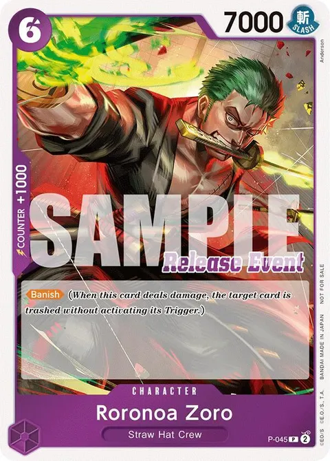 One Piece Promotion Cards printing