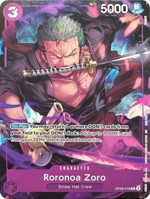 One Piece Promotion Cards printing