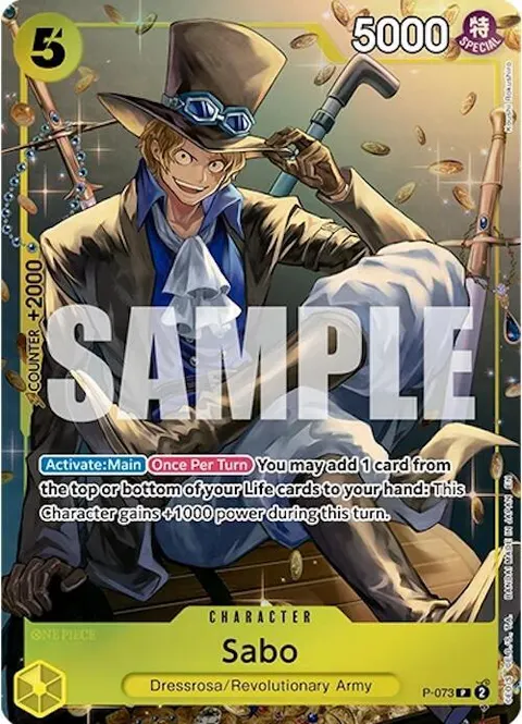 One Piece Promotion Cards printing