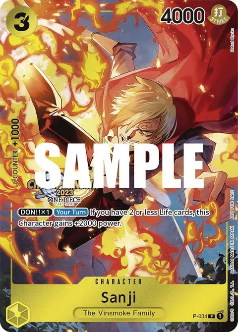 One Piece Promotion Cards printing