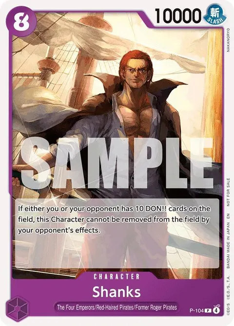 One Piece Promotion Cards printing