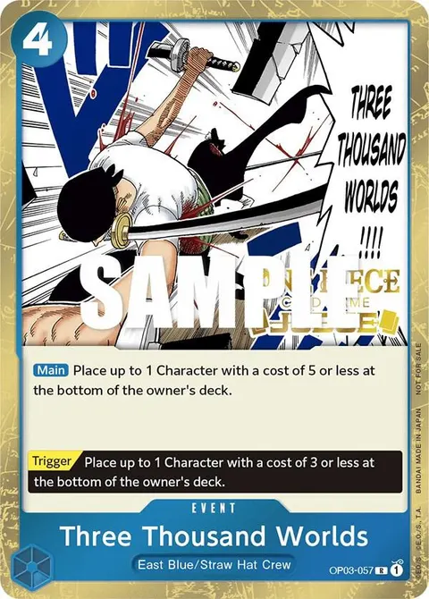 One Piece Promotion Cards printing