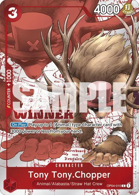 One Piece Promotion Cards printing