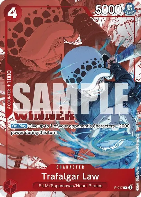 One Piece Promotion Cards printing