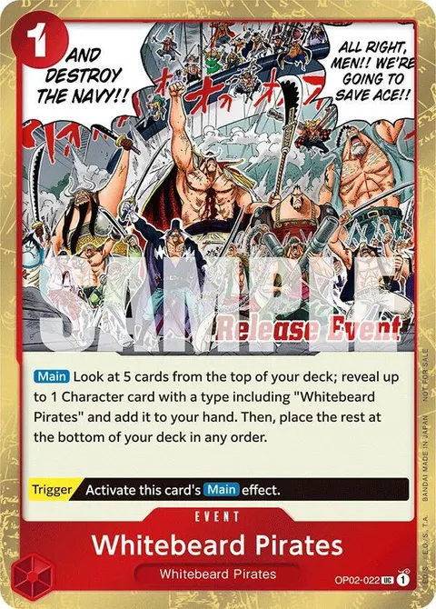 One Piece Promotion Cards printing